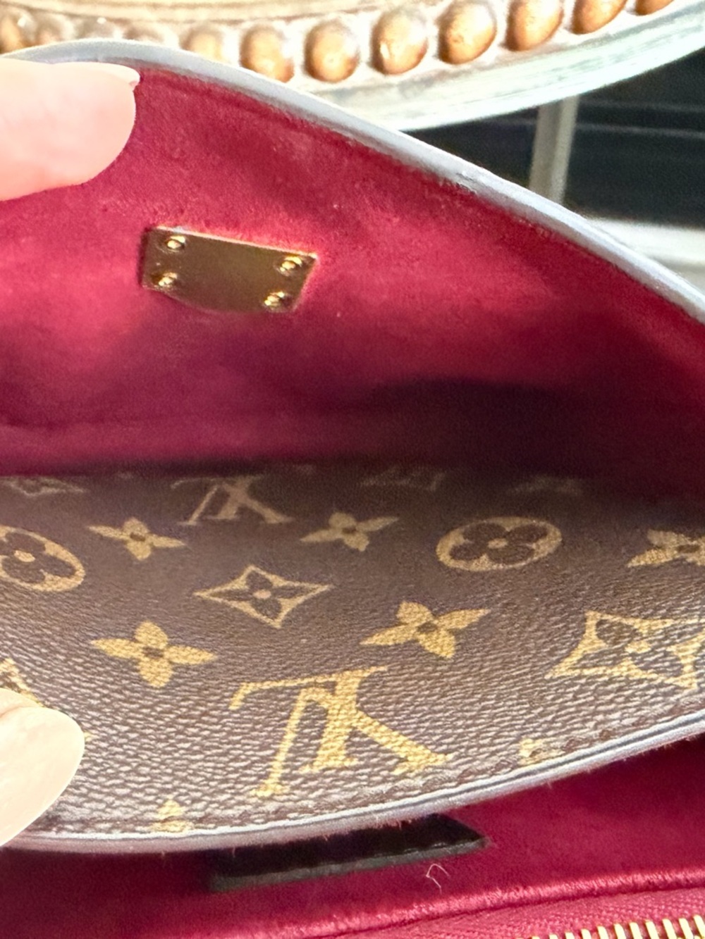 Louis Vuitton Monogram Passy with Brand New LV emblem Crossbody with Gold Chain - Picture 16 of 16
